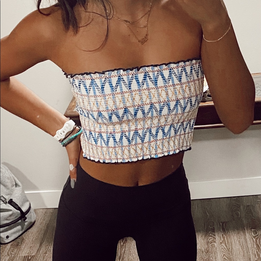 Pattern Tube Top
